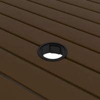 Thumbnail for Gartentisch Braun 81,5x81,5x72 cm Stahl