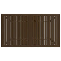 Thumbnail for Gartentisch Braun 140x80x72 cm Stahl