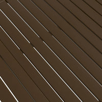 Thumbnail for Gartentisch Braun 140x80x72 cm Stahl