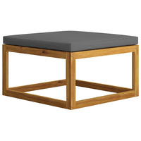 Thumbnail for 3-tlg. Garten-Lounge-Set mit Kissen Massivholz Akazie