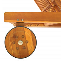 Thumbnail for 2-Personen-Sonnenliege Akazie Massivholz