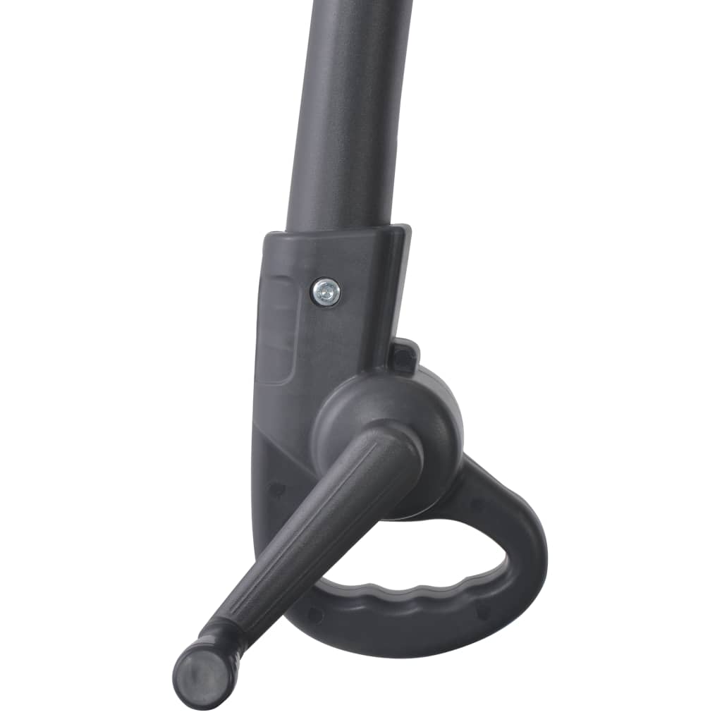 Ampelschirm mit Stahlmast 250x250 cm Schwarz