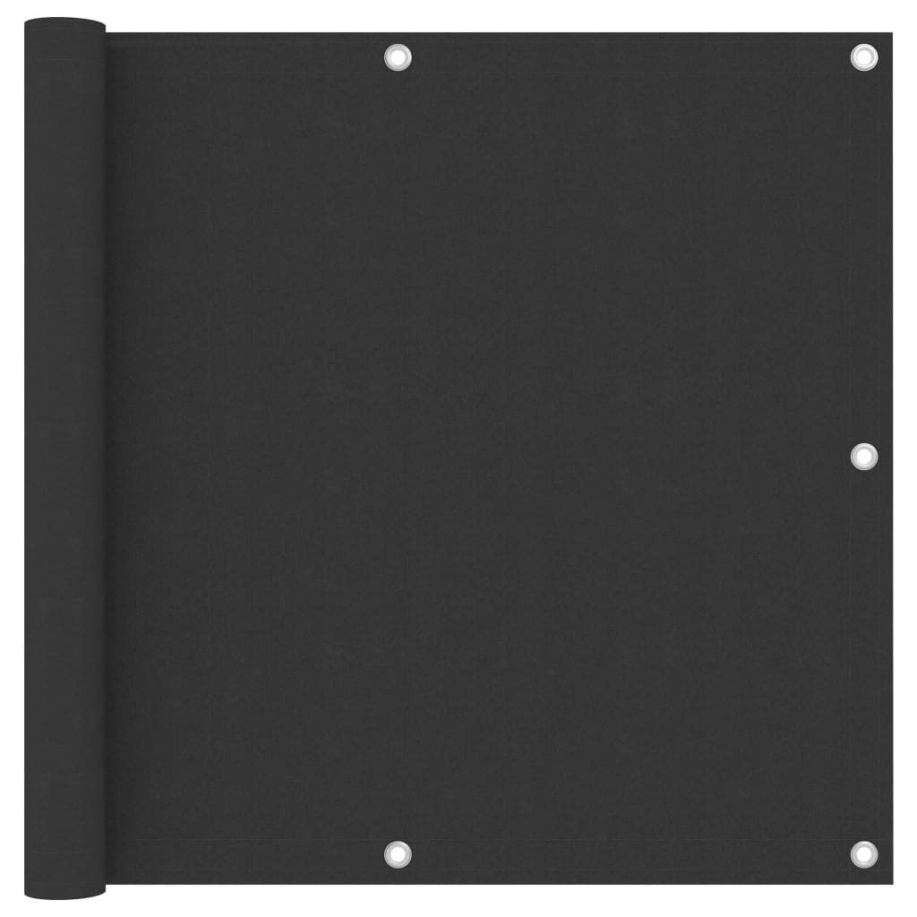 Balkon-Sichtschutz Anthrazit 90x300 cm Oxford-Gewebe