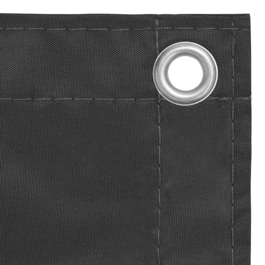 Balkon-Sichtschutz Anthrazit 120x400 cm Oxford-Gewebe