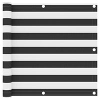 Thumbnail for Balkon-Sichtschutz Anthrazit und Weiß 90x500 cm Oxford-Gewebe