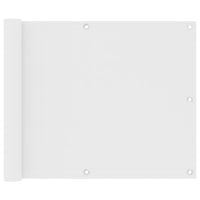 Thumbnail for Balkon-Sichtschutz Weiß 75x600 cm Oxford-Gewebe