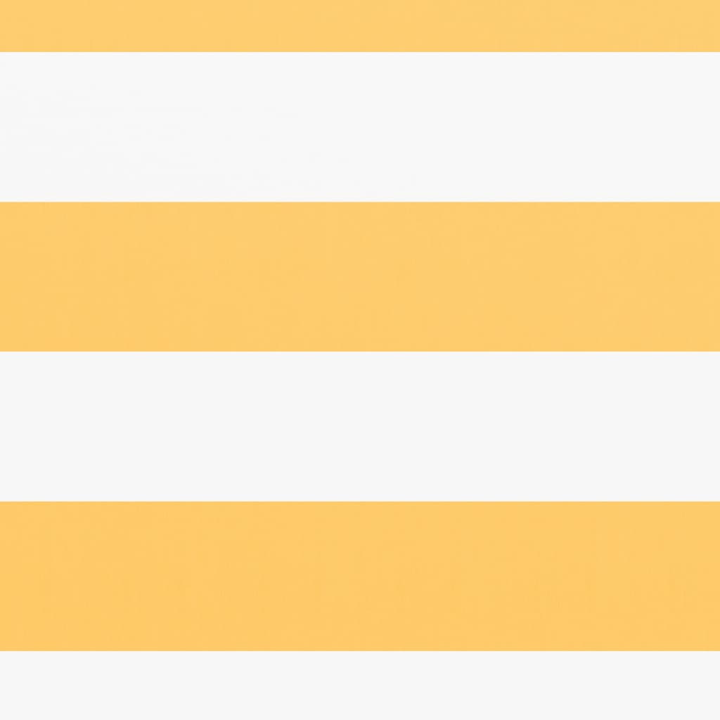 Balkon-Sichtschutz Weiß und Gelb 75x600 cm Oxford-Gewebe