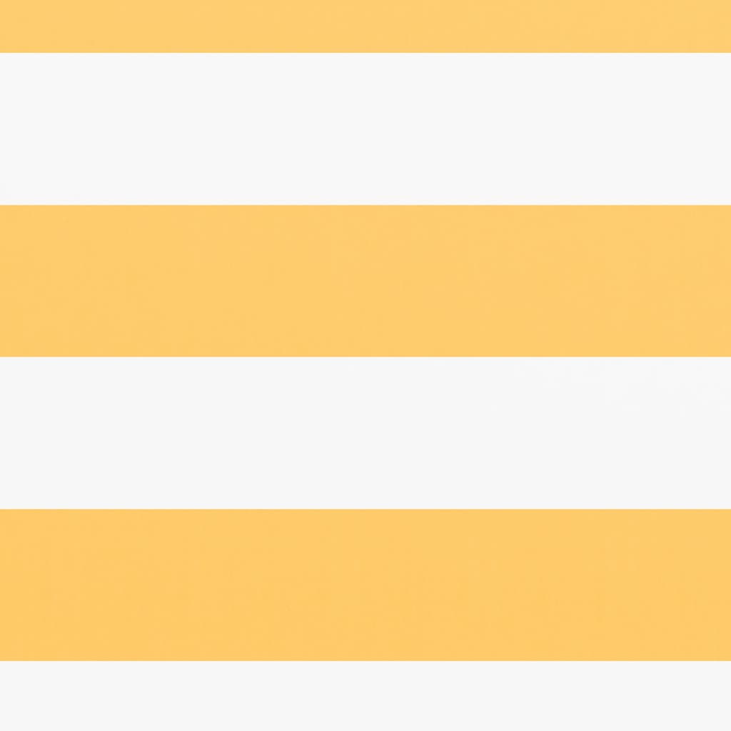 Balkon-Sichtschutz Weiß und Gelb 90x300 cm Oxford-Gewebe