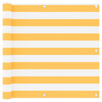Thumbnail for Balkon-Sichtschutz Weiß und Gelb 90x500 cm Oxford-Gewebe