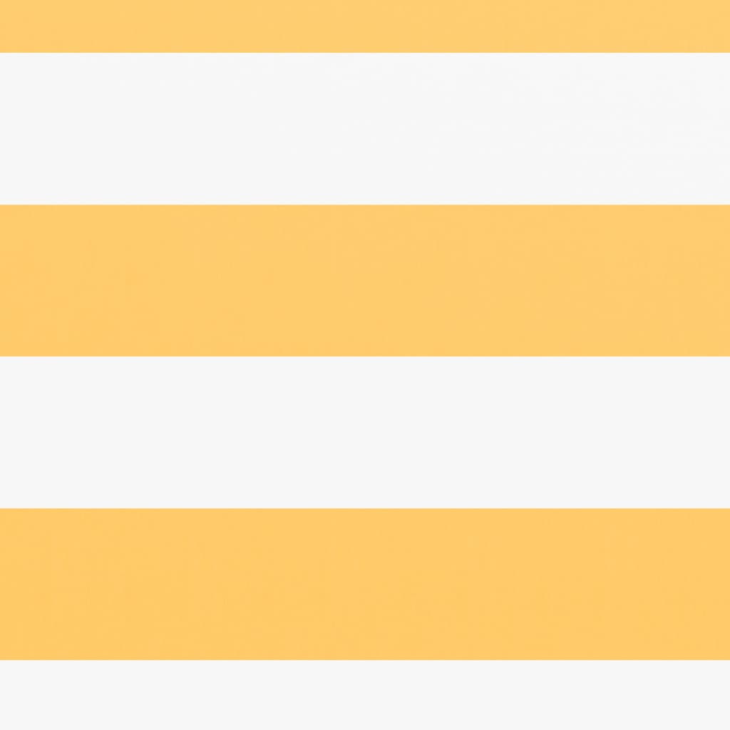 Balkon-Sichtschutz Weiß und Gelb 120x500 cm Oxford-Gewebe