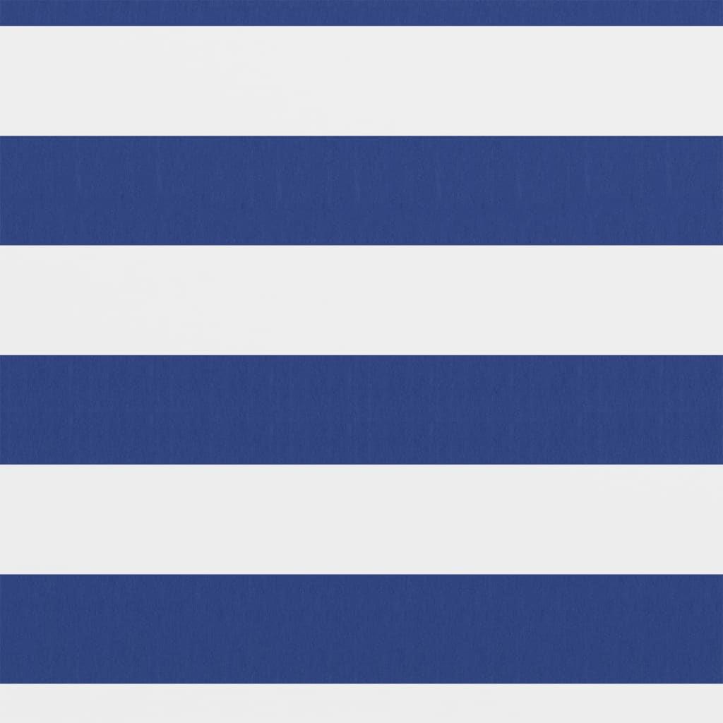 Balkon-Sichtschutz Weiß und Blau 75x300 cm Oxford-Gewebe