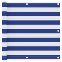 Thumbnail for Balkon-Sichtschutz Weiß und Blau 90x500 cm Oxford-Gewebe