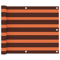 Thumbnail for Balkon-Sichtschutz Orange und Braun 75x300 cm Oxford-Gewebe