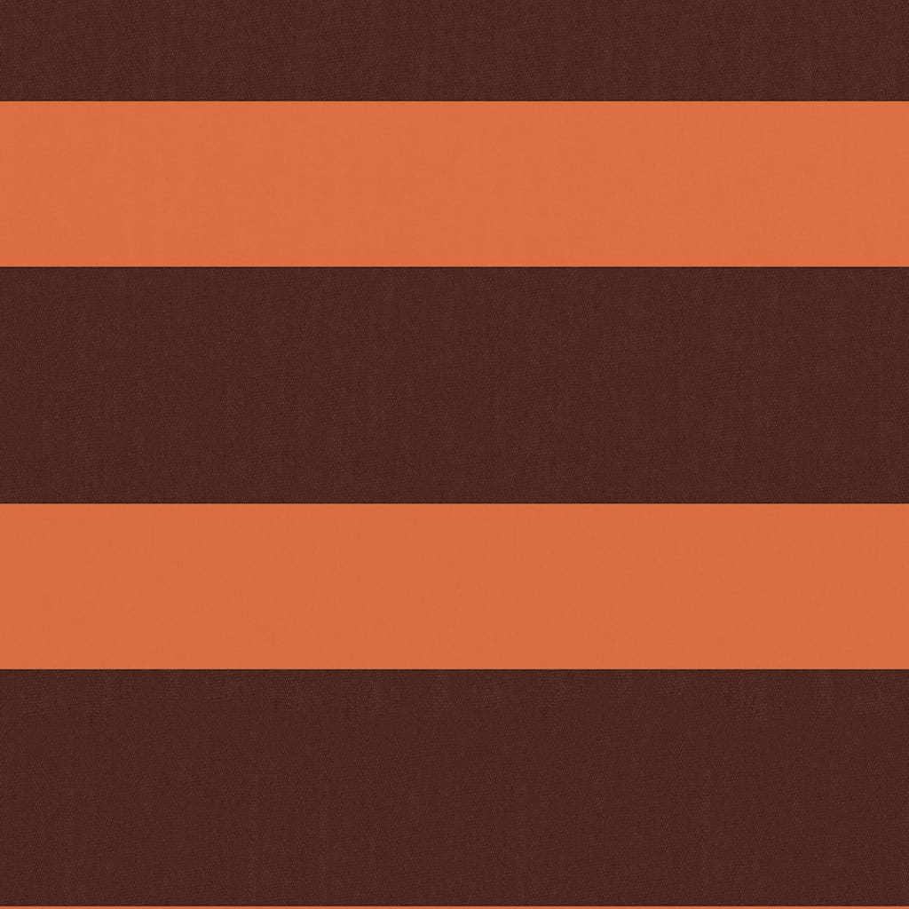 Balkon-Sichtschutz Orange und Braun 75x600 cm Oxford-Gewebe