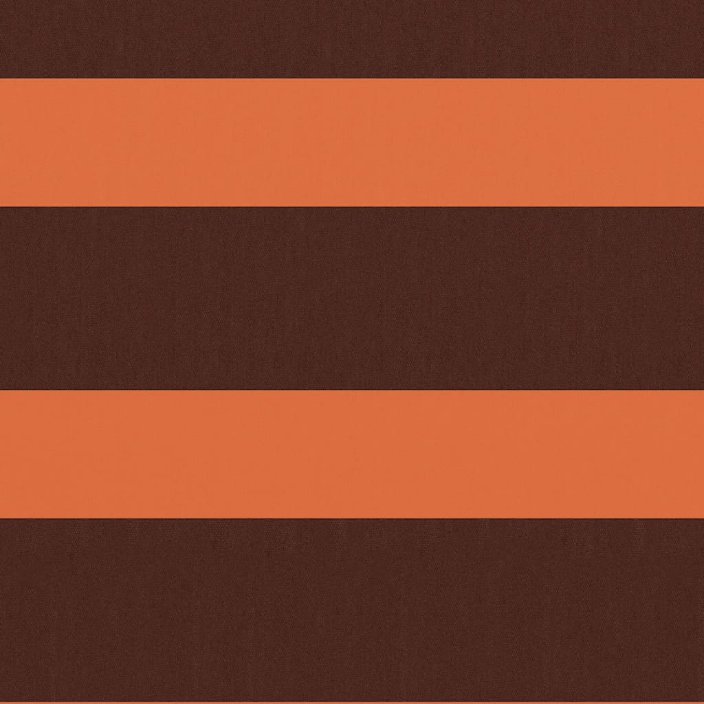 Balkon-Sichtschutz Orange und Braun 90x500 cm Oxford-Gewebe