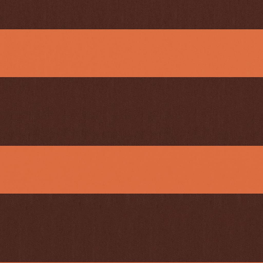 Balkon-Sichtschutz Orange und Braun 90x600 cm Oxford-Gewebe