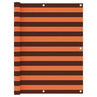 Thumbnail for Balkon-Sichtschutz Orange und Braun 120x400 cm Oxford-Gewebe