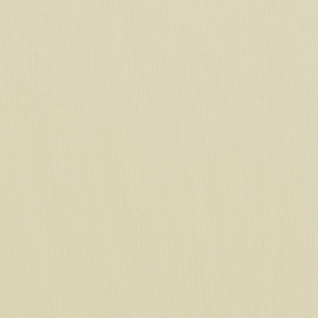 Balkon-Sichtschutz Creme 75x500 cm Oxford-Gewebe