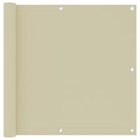 Thumbnail for Balkon-Sichtschutz Creme 90x300 cm Oxford-Gewebe