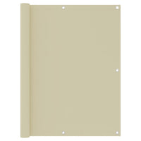 Thumbnail for Balkon-Sichtschutz Creme 120x500 cm Oxford-Gewebe