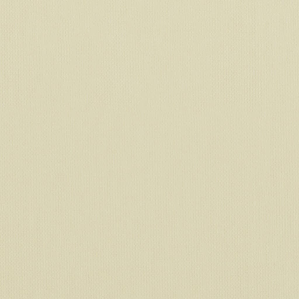 Balkon-Sichtschutz Creme 120x500 cm Oxford-Gewebe