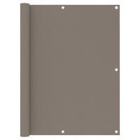 Thumbnail for Balkon-Sichtschutz Taupe 120x400 cm Oxford-Gewebe