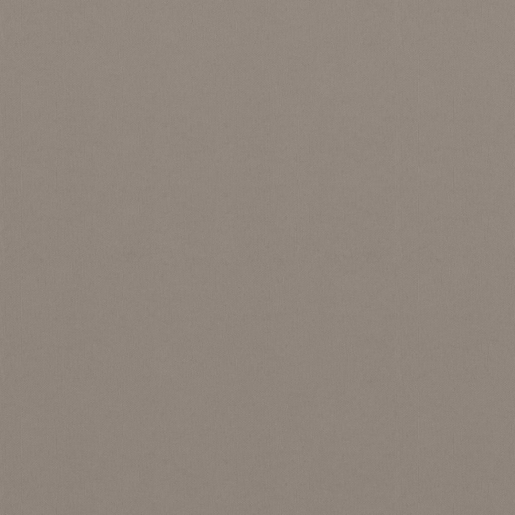 Balkon-Sichtschutz Taupe 120x400 cm Oxford-Gewebe
