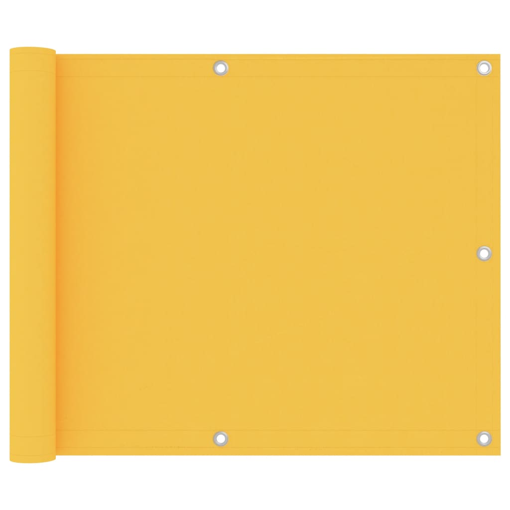 Balkon-Sichtschutz Gelb 75x500 cm Oxford-Gewebe