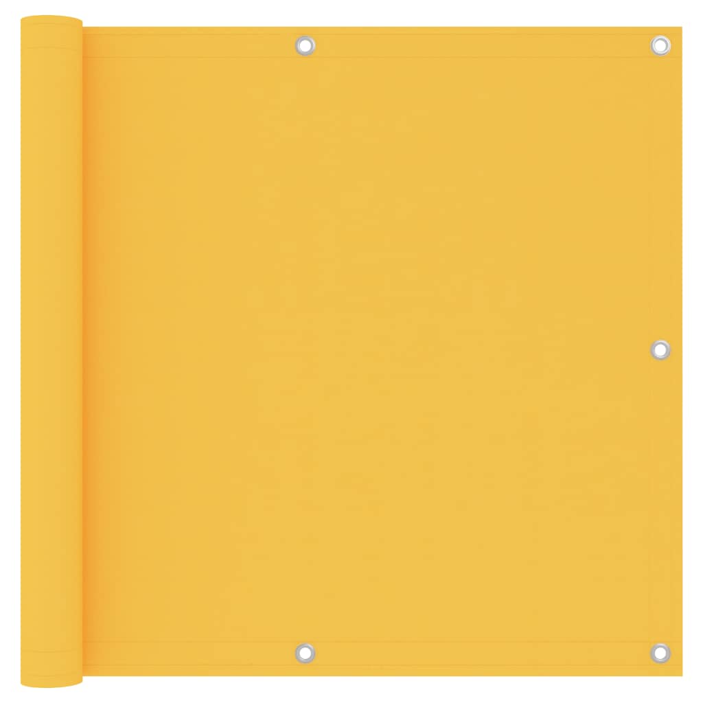 Balkon-Sichtschutz Gelb 90x300 cm Oxford-Gewebe