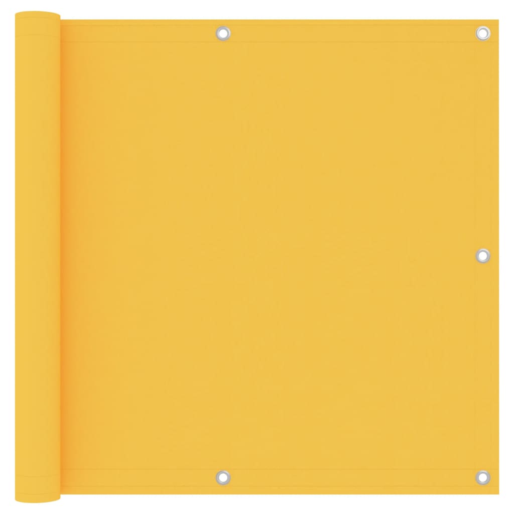 Balkon-Sichtschutz Gelb 90x400 cm Oxford-Gewebe