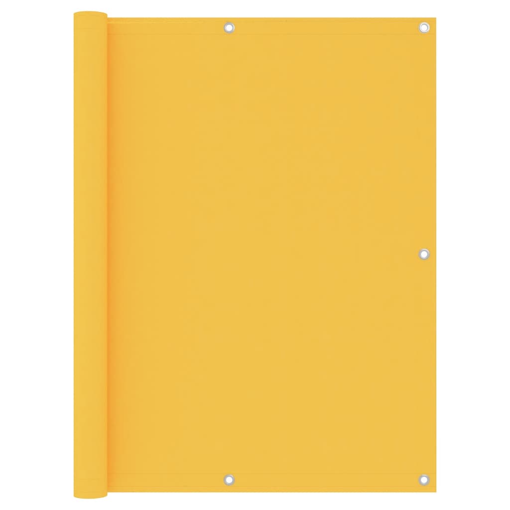 Balkon-Sichtschutz Gelb 120x400 cm Oxford-Gewebe