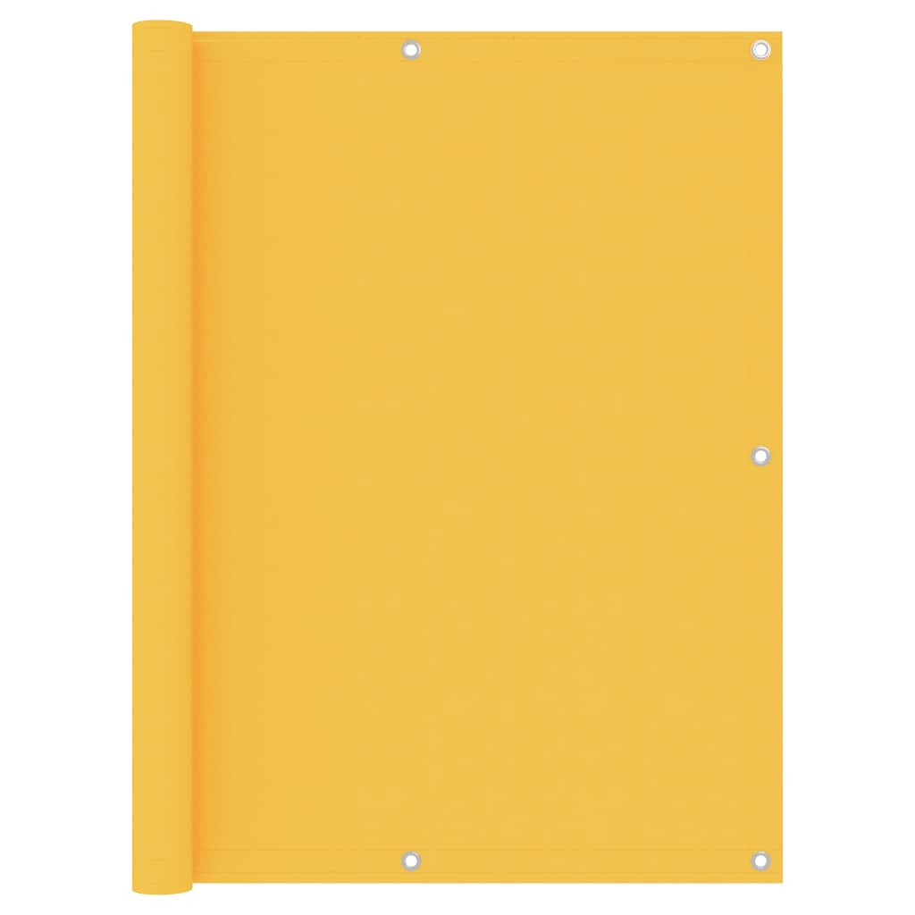 Balkon-Sichtschutz Gelb 120x500 cm Oxford-Gewebe