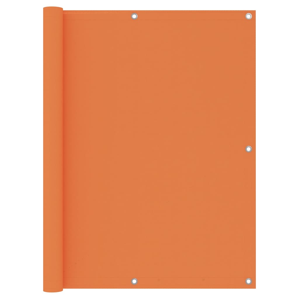 Balkon-Sichtschutz Orange 120x400 cm Oxford-Gewebe