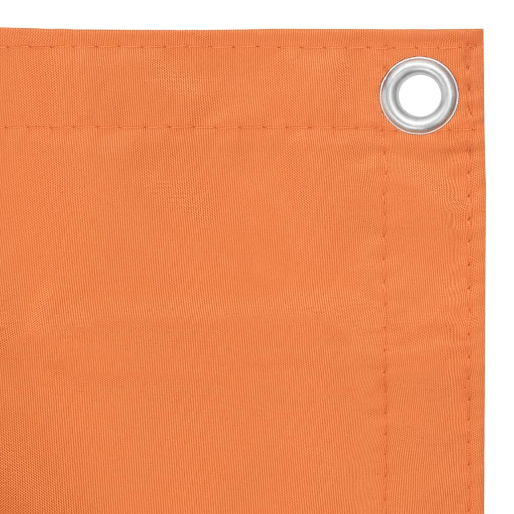 Balkon-Sichtschutz Orange 120x400 cm Oxford-Gewebe