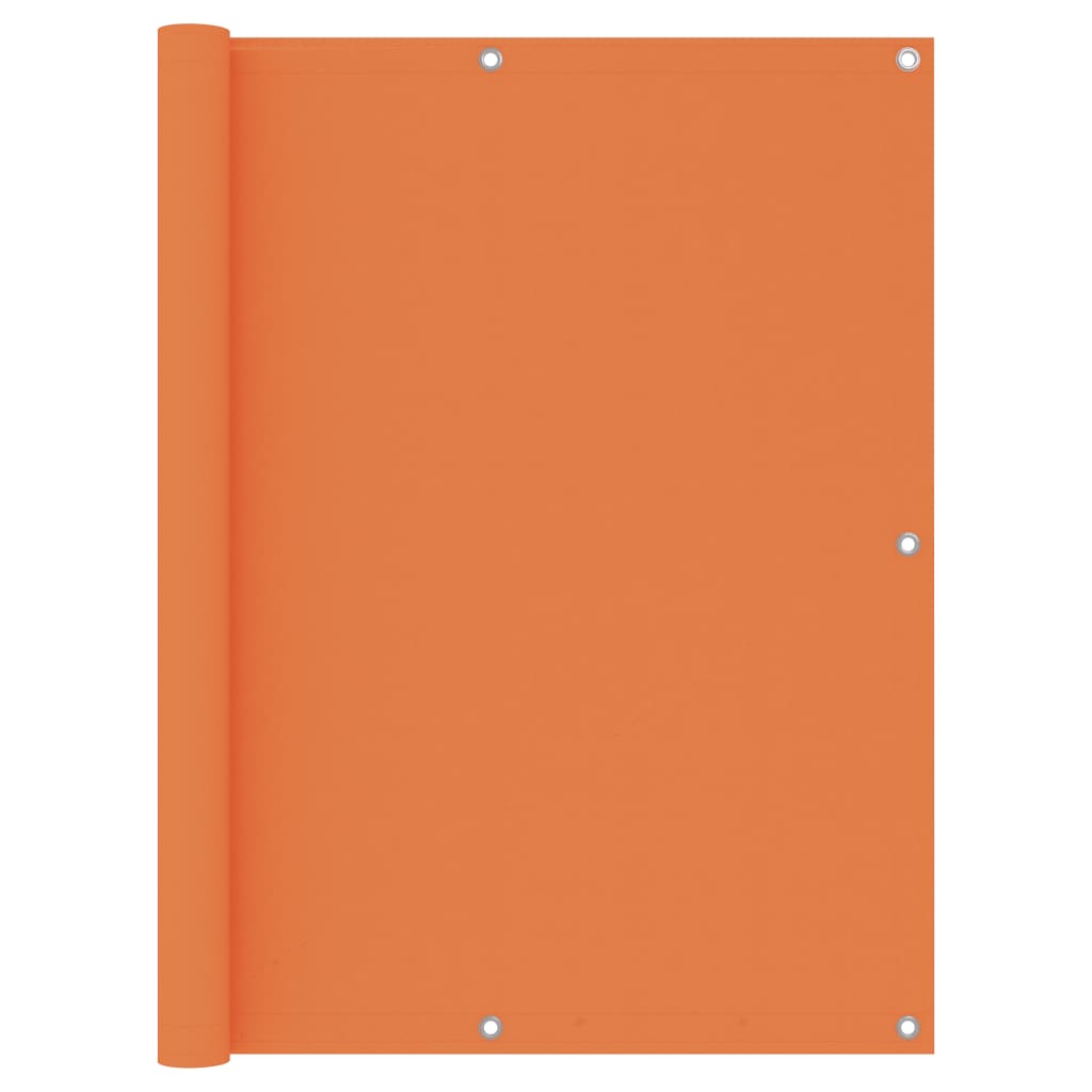 Balkon-Sichtschutz Orange 120x500 cm Oxford-Gewebe