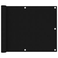 Thumbnail for Balkon-Sichtschutz Schwarz 75x300 cm Oxford-Gewebe