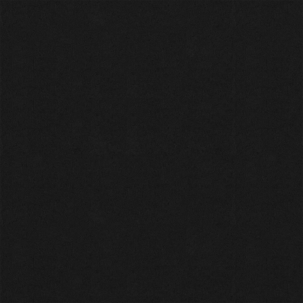 Balkon-Sichtschutz Schwarz 75x600 cm Oxford-Gewebe