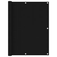 Thumbnail for Balkon-Sichtschutz Schwarz 120x600 cm Oxford-Gewebe