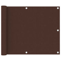 Thumbnail for Balkon-Sichtschutz Braun 75x300 cm Oxford-Gewebe