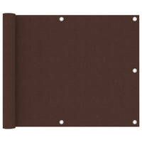 Thumbnail for Balkon-Sichtschutz Braun 75x500 cm Oxford-Gewebe