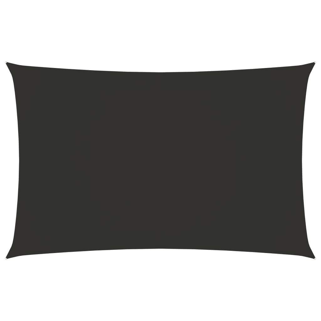Sonnensegel Oxford-Gewebe Rechteckig 2x5 m Anthrazit