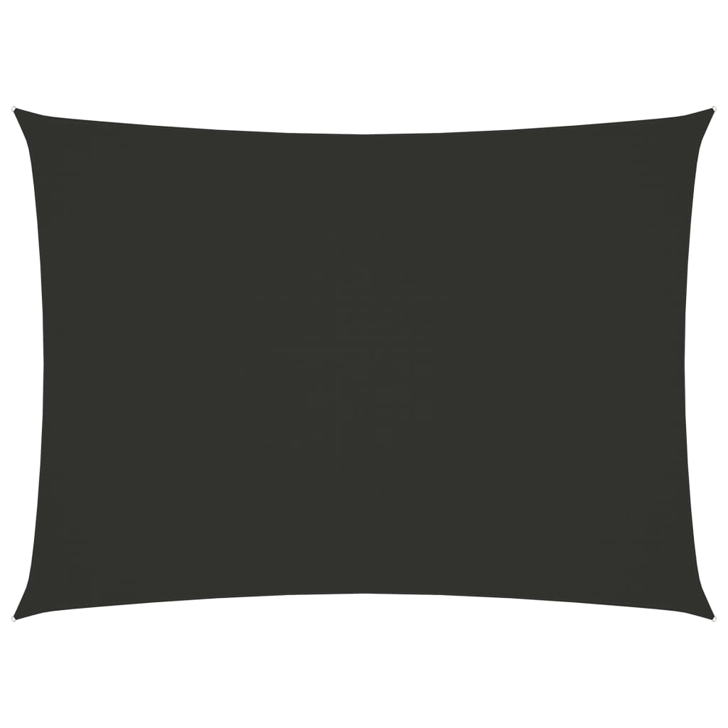 Sonnensegel Oxford-Gewebe Rechteckig 3x4,5 m Anthrazit