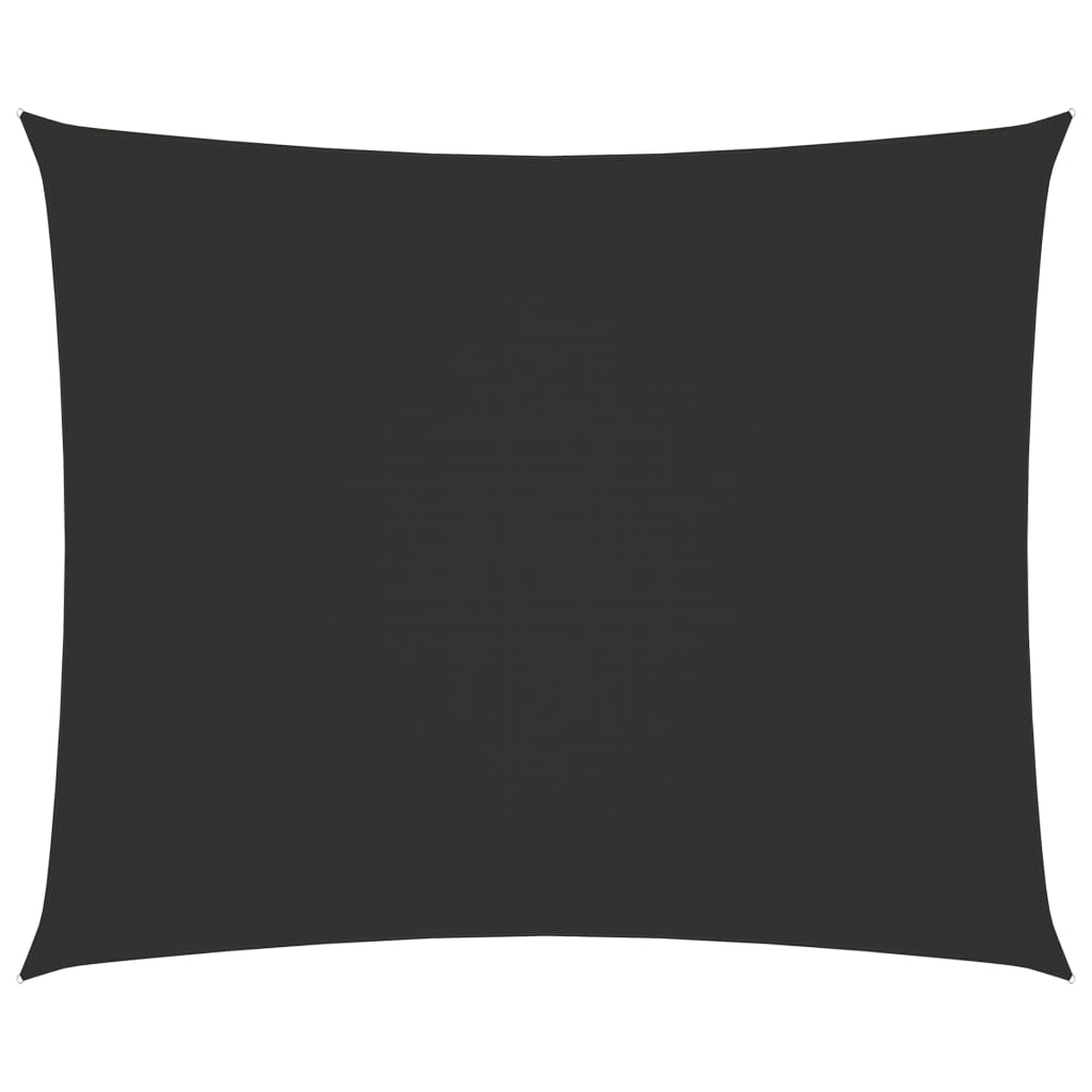 Sonnensegel Oxford-Gewebe Rechteckig 3,5x4,5 m Anthrazit