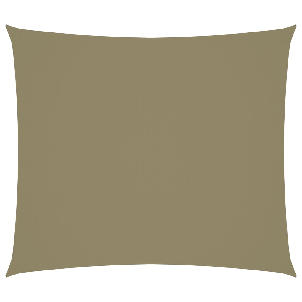 Sonnensegel Oxford-Gewebe Rechteckig 2,5x3 m Beige