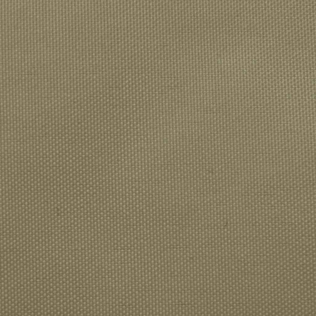 Sonnensegel Oxford-Gewebe Dreieckig 4x5x6,4 m Beige