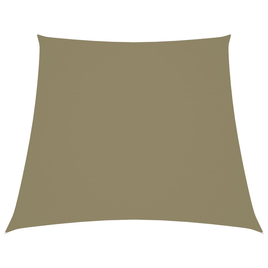 Sonnensegel Oxford-Gewebe Trapezförmig 4/5x3 m Beige