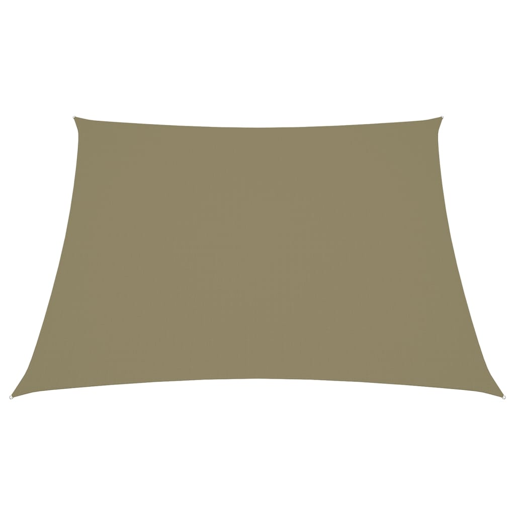 Sonnensegel Oxford-Gewebe Trapezförmig 4/5x3 m Beige