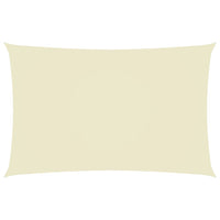 Thumbnail for Sonnensegel Oxford-Gewebe Rechteckig 2x5 m Cremeweiß