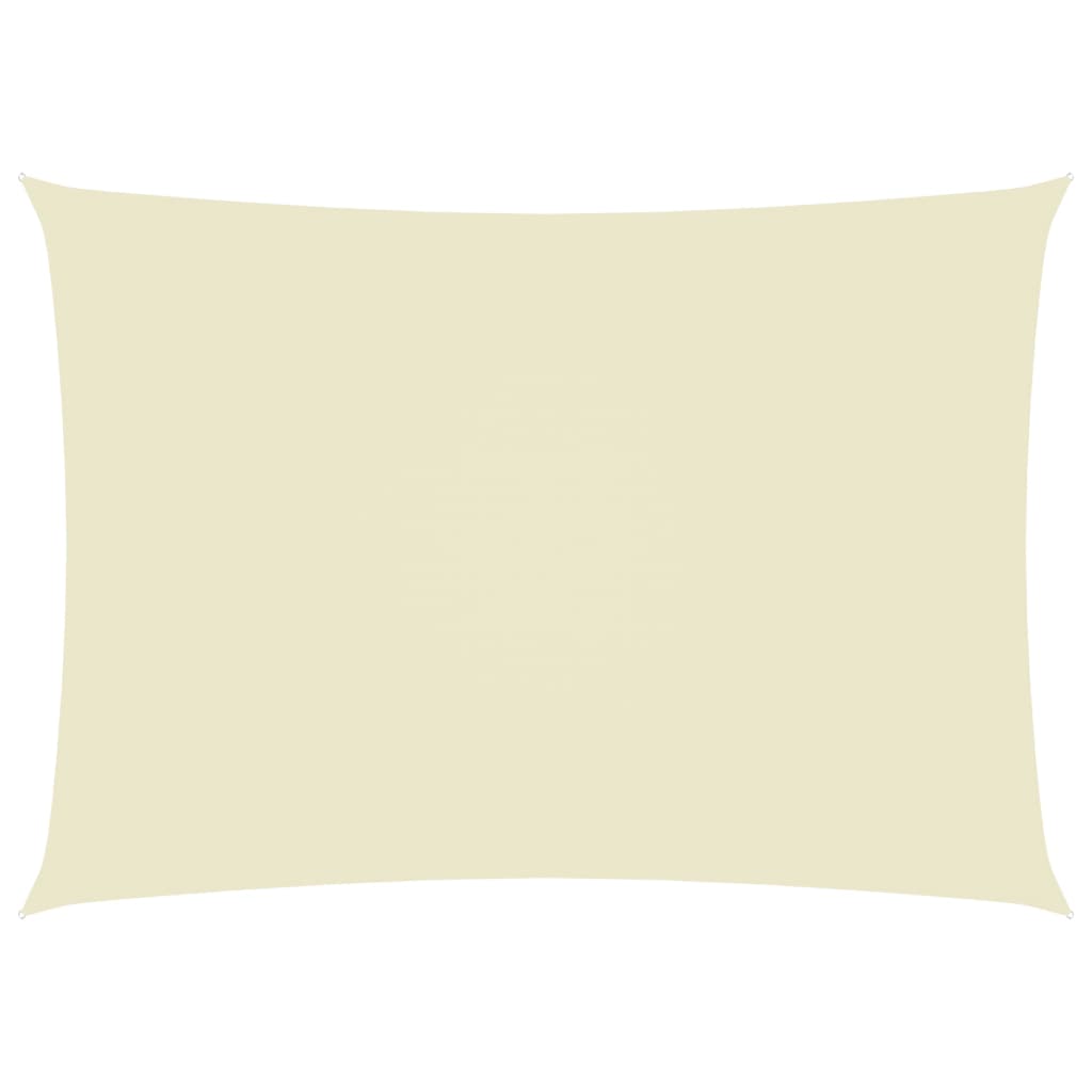 Sonnensegel Oxford-Gewebe Rechteckig 3x4,5 m Creme