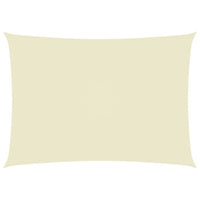 Thumbnail for Sonnensegel Oxford-Gewebe Rechteckig 3,5x5 m Cremeweiß